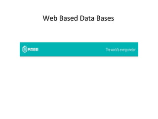 Web Based Data Bases 