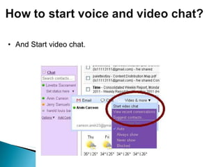 And Start video chat. 