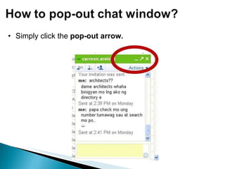 Simply click the  pop-out arrow.   