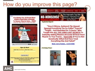 How do you improve this page? 