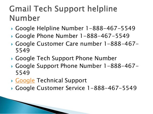 Google technical support phone number customer service