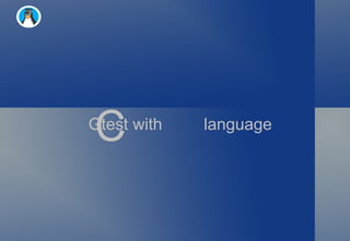 Gtest with  language C 