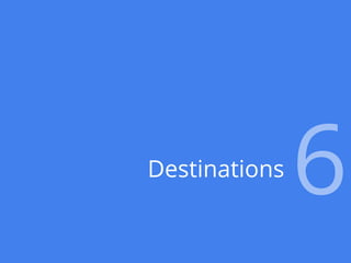 Destinations
                      6
          Google Conﬁdential and Proprietary   33
 