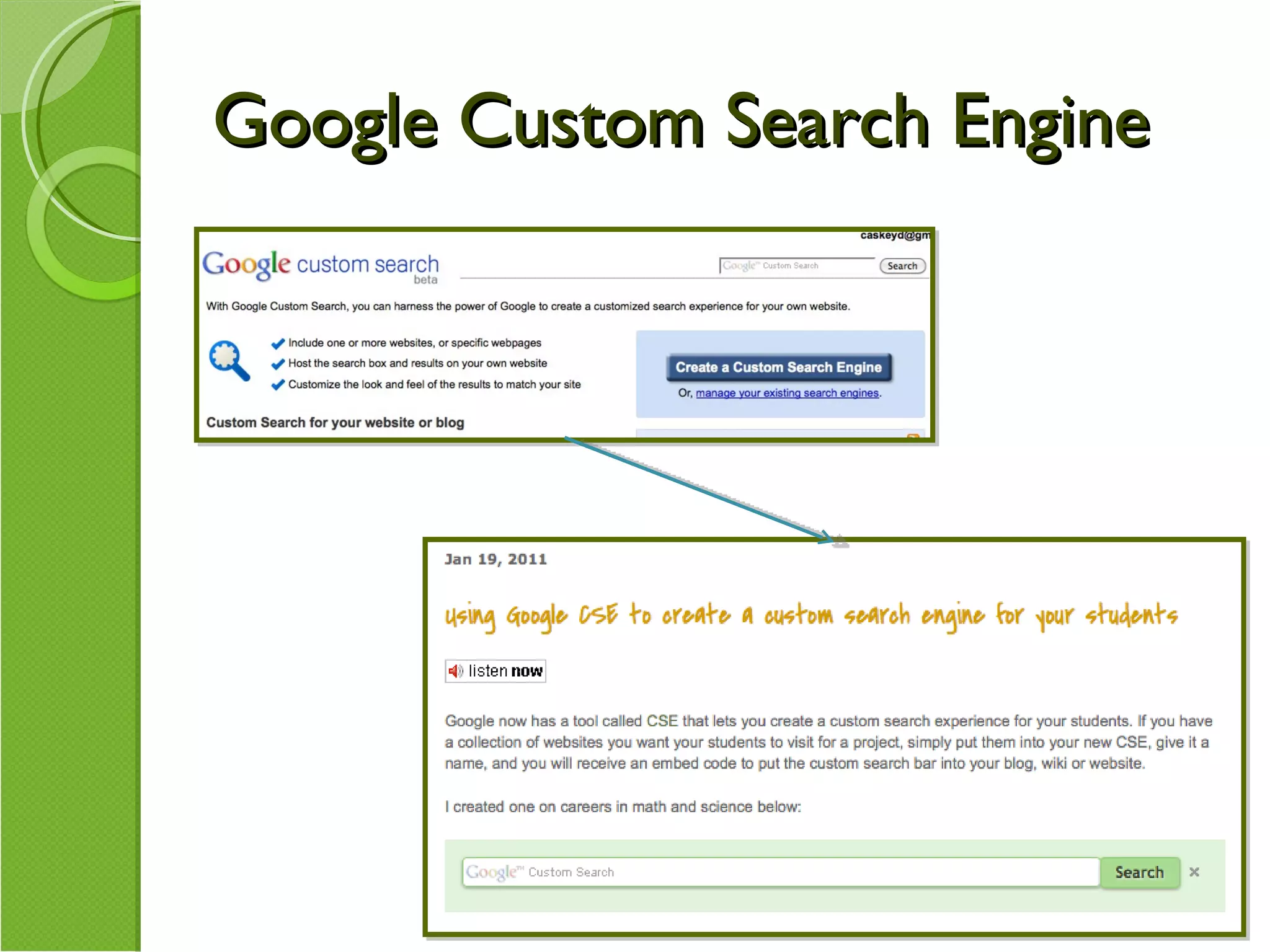 Google Custom Search Engine 