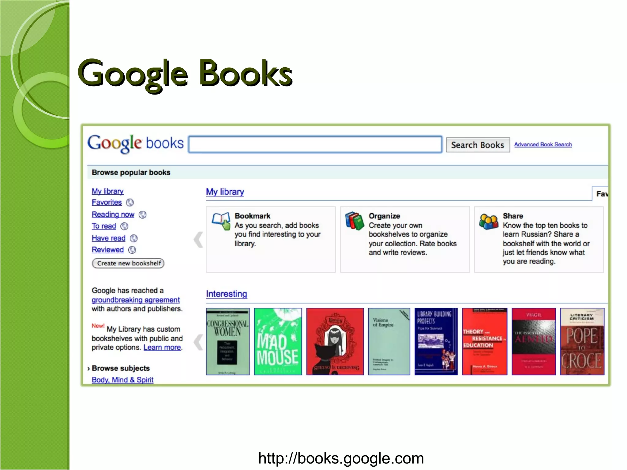 Google Books http://books.google.com 