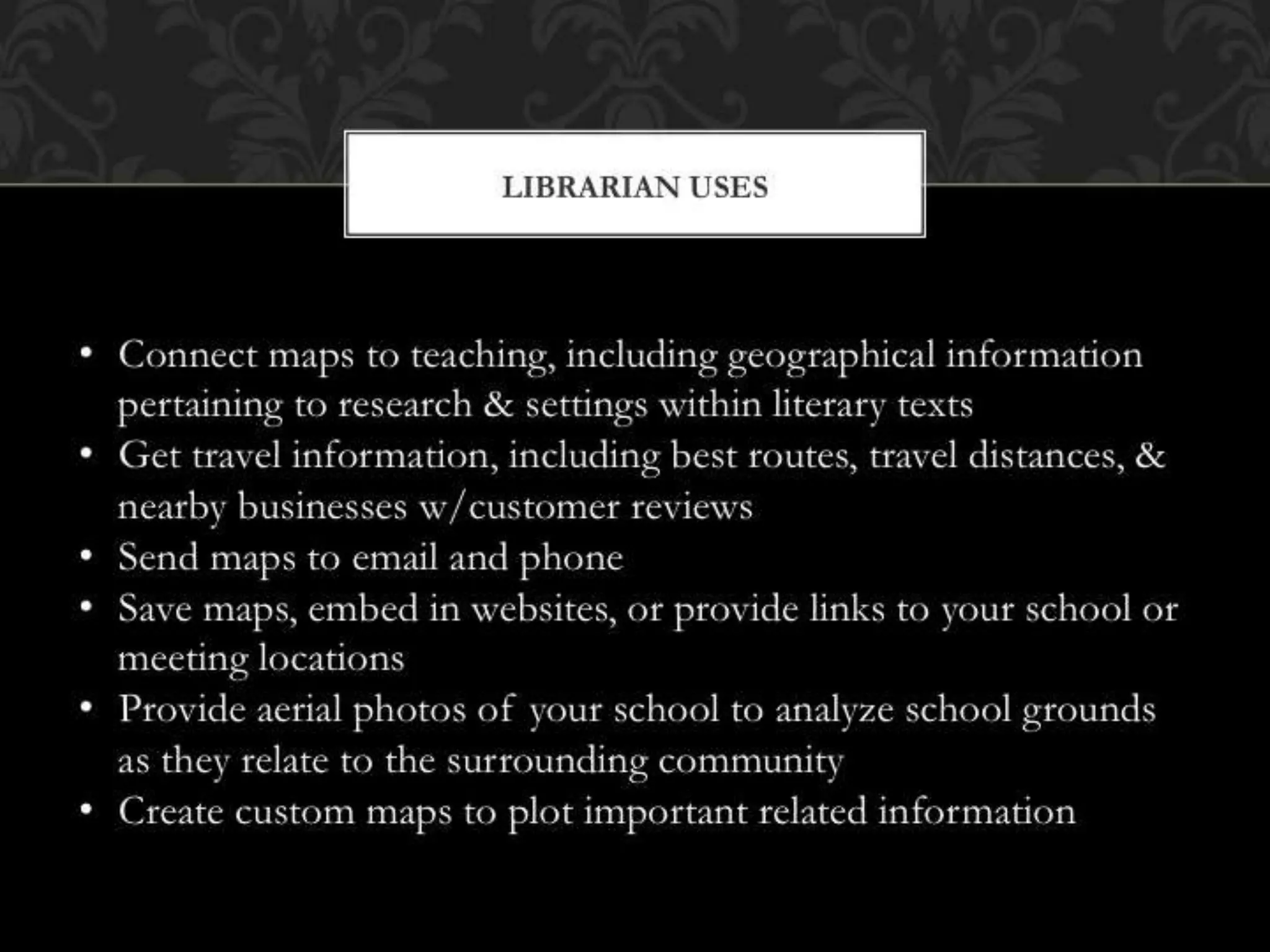 Google Tools for HS Librarians & Students