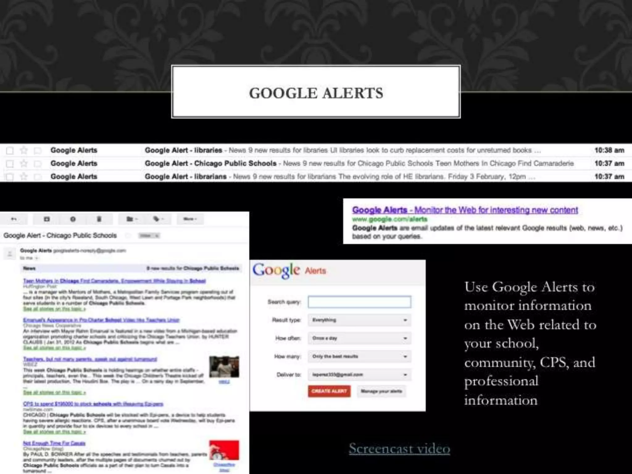 Google Tools for HS Librarians & Students