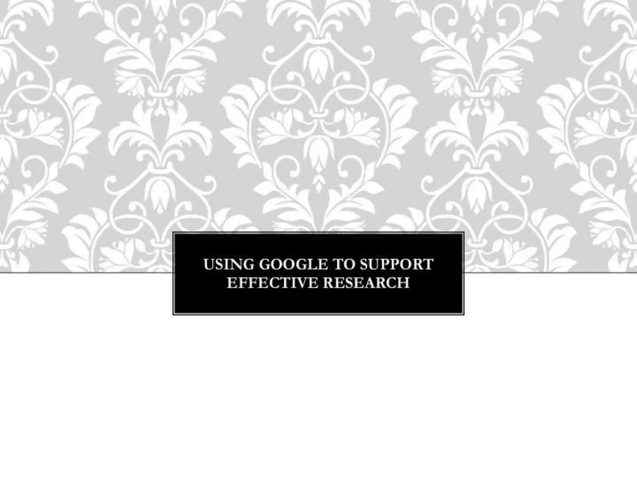 Google Tools for HS Librarians & Students