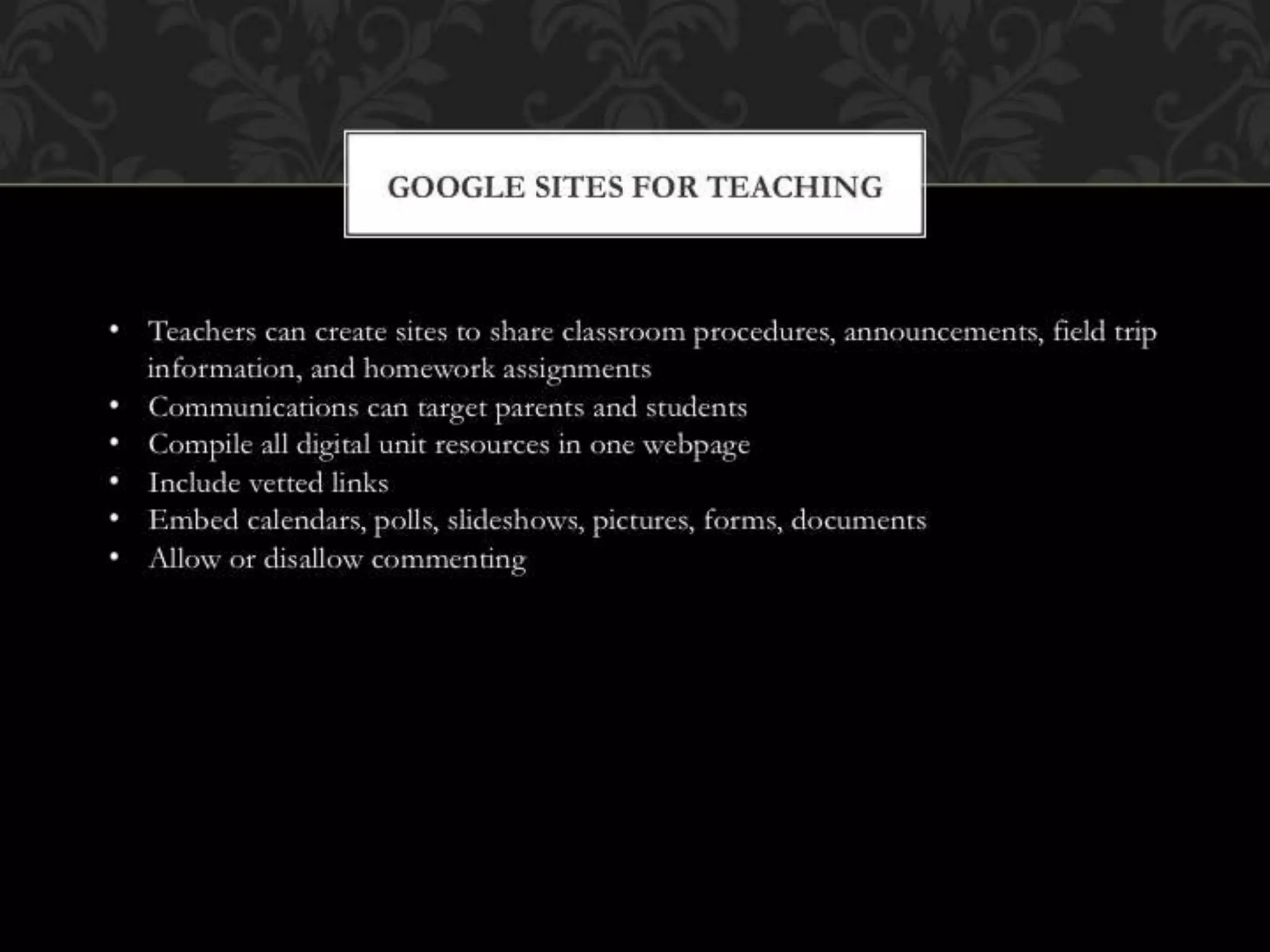 Google Tools for HS Librarians & Students