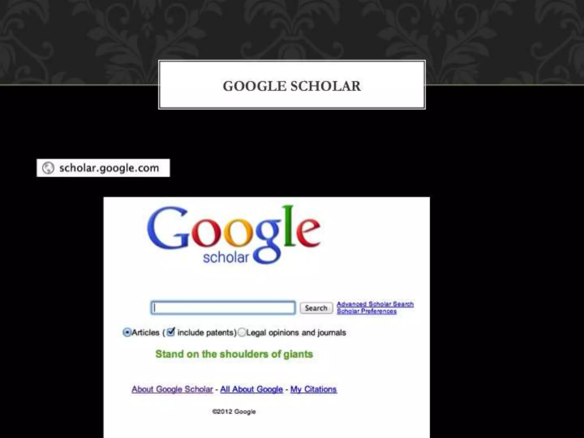 Google Tools for HS Librarians & Students