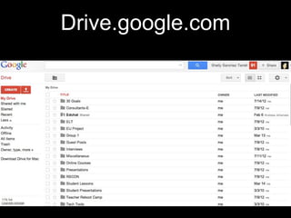 Drive.google.com
 