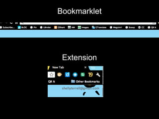 Bookmarklet




 Extension
 