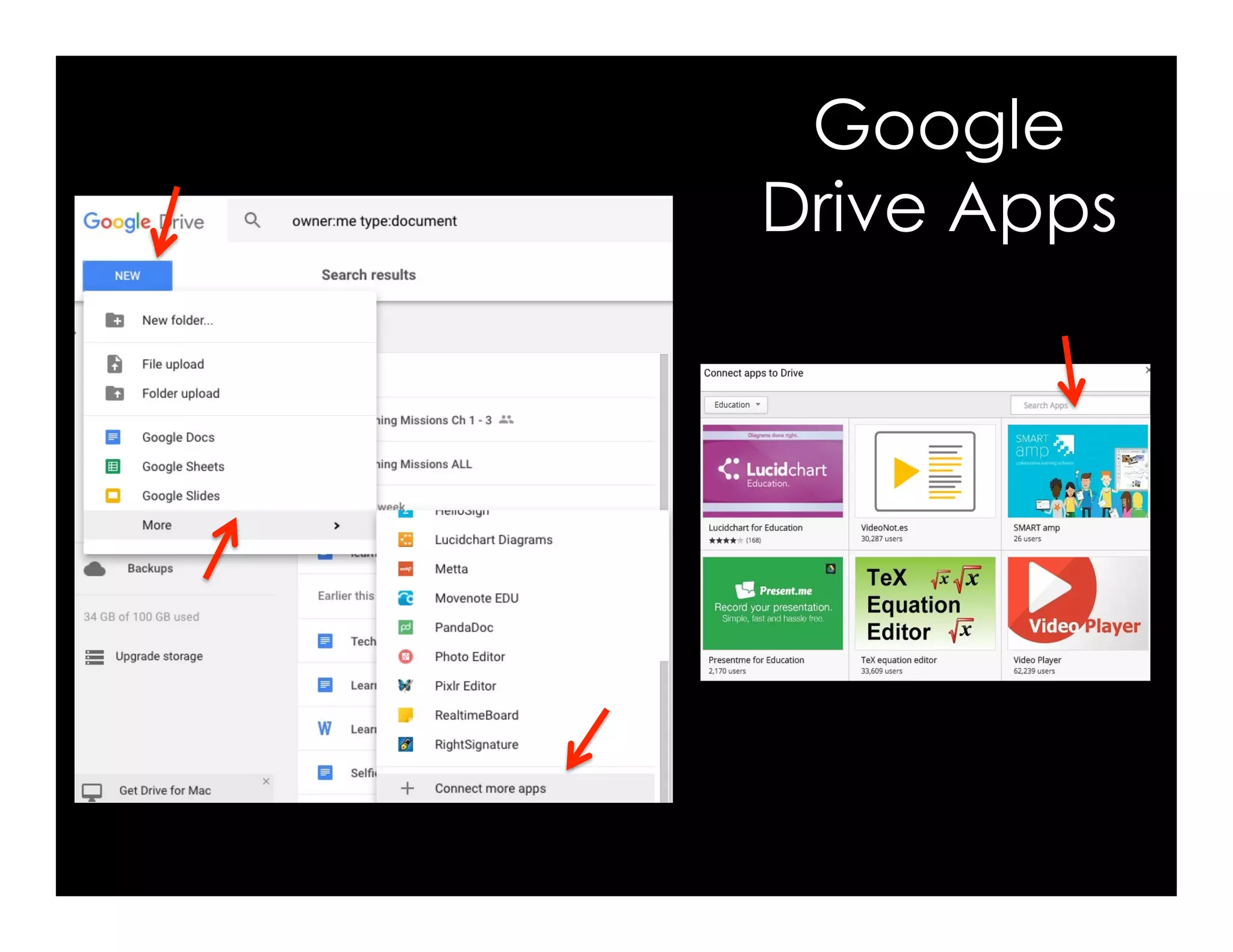 Google
Drive Apps