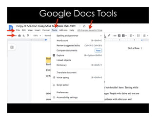 Google Docs Tools
 