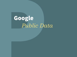 Google
Public Data
 