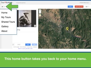 This home button takes you back to your home menu.