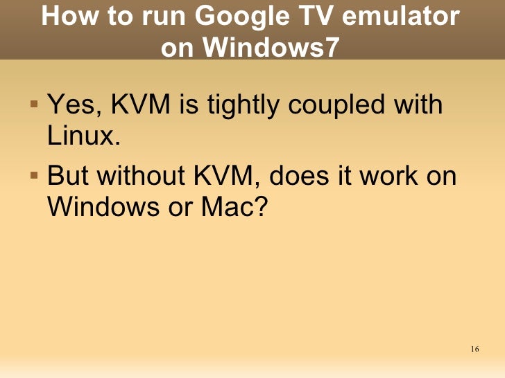 tv emulator mac