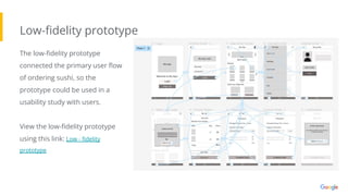 Google UX Design Certificate - Portfolio Project 1 - Case study slide ...