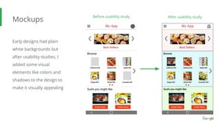 Google UX Design Certificate - Portfolio Project 1 - Case study slide ...