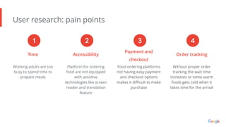 Google UX Design Certificate - Portfolio Project 1 - Case study slide ...