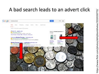 A bad search leads to an advert click
https://www.flickr.com/photos/abhijittembhekar/3559150772/
 
