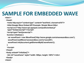 Google Wave | PDF