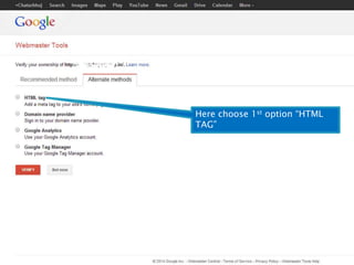 Here choose 1st option “HTML 
TAG” 
 