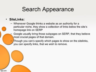 Google Webmaster Tools - Beginner's Guide | PPT | Search | Internet