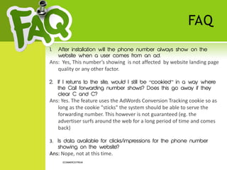 GOOGLE WEBSITE CALL
CONVERSION TRACKING -
ECOMMERCESTREAK
 