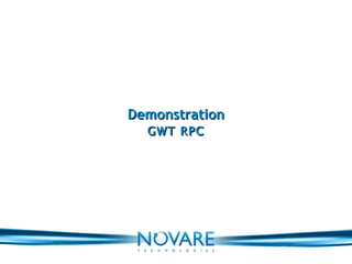 Demonstration GWT RPC 