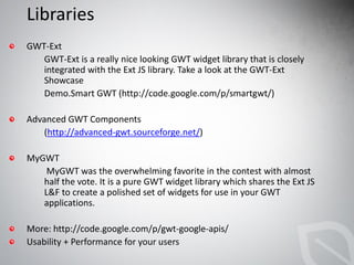 Google web toolkit | PDF