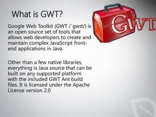 Google web toolkit | PDF