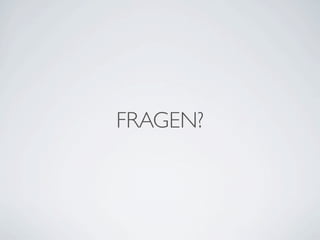 FRAGEN?

 