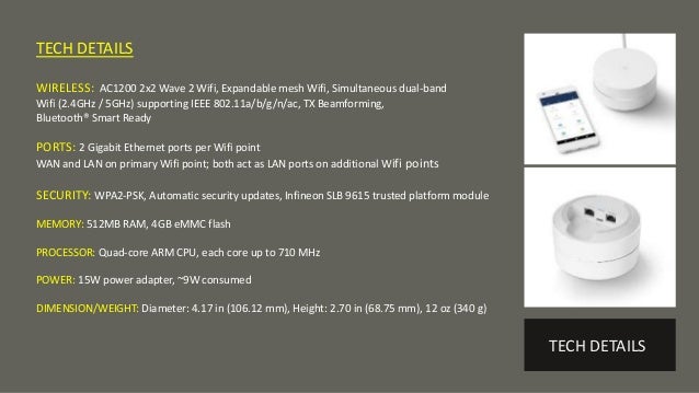 google wifi bluetooth smart ready