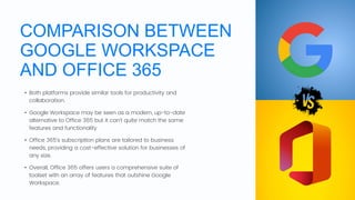 Google Workspace to Office 365 Migration Process | PPTX