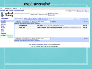 email screenshot 