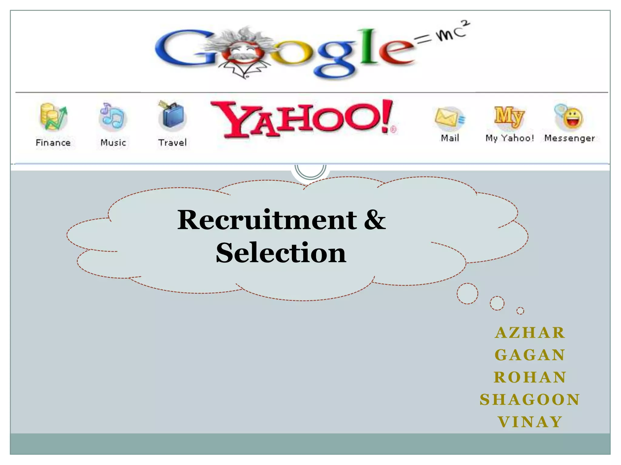 Recruitment & SelectionAzharGaganRohanShagoonvinay