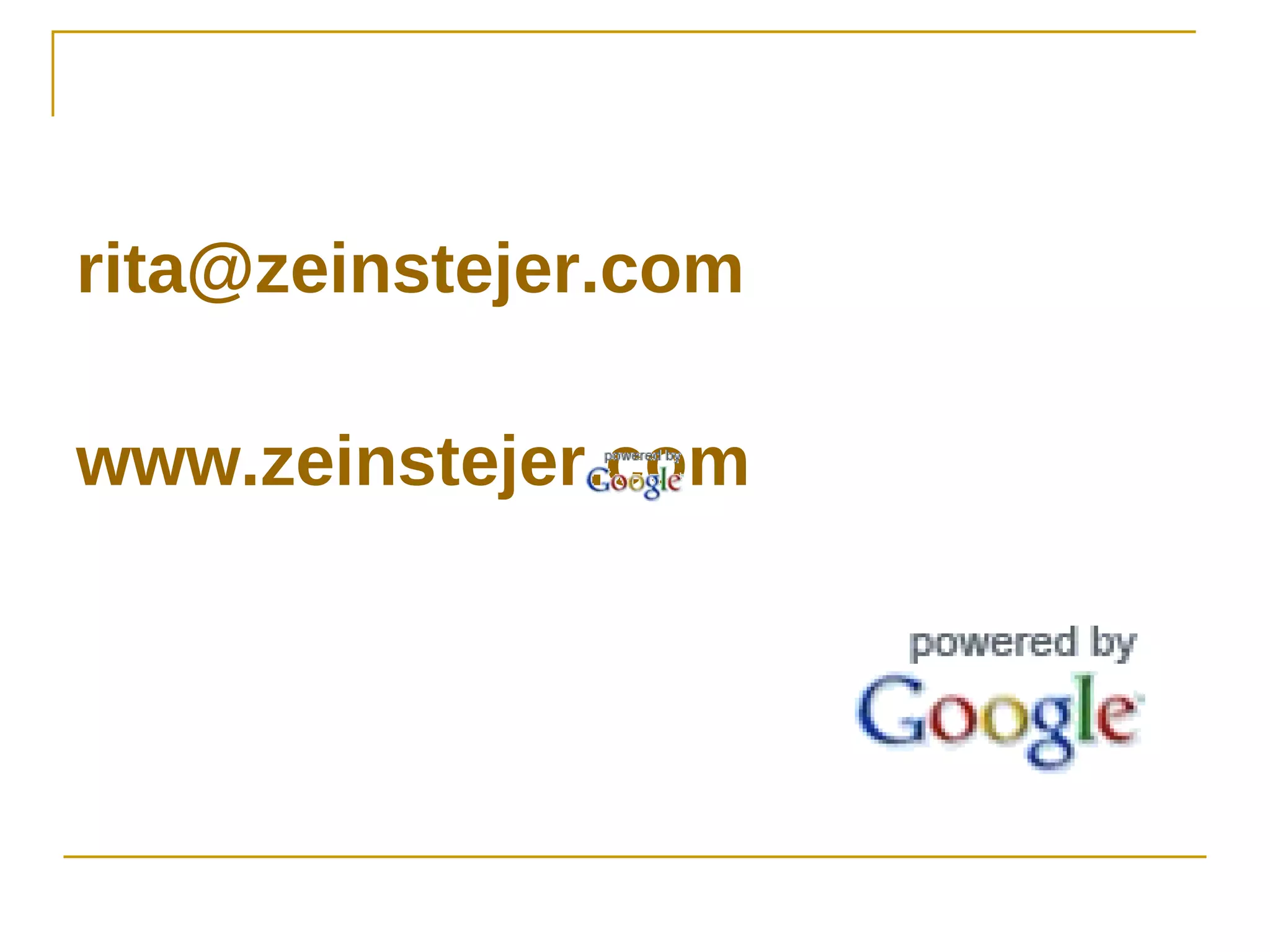[email_address] www.zeinstejer.com 