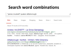 Search word combinations
 