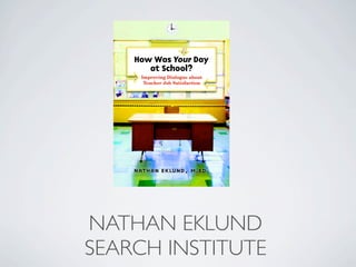 NATHAN EKLUND
SEARCH INSTITUTE
 