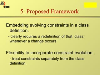 Management of Evolving Constraints in a Computerised Engineering Design ...