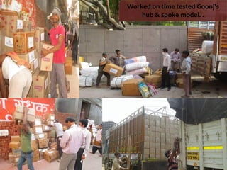 Worked on time tested Goonj’s
hub & spoke model. .
 