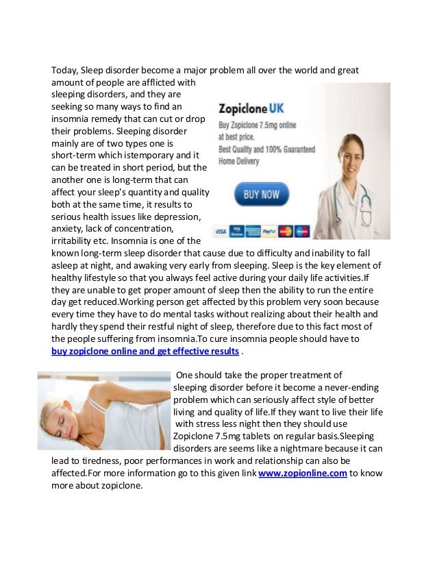 Price For Zopiclone