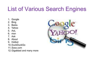 Google Search Engine | PPT