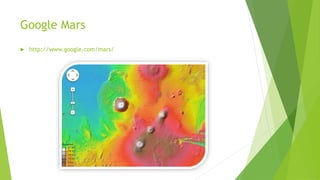 Google Mars
 http://www.google.com/mars/
 