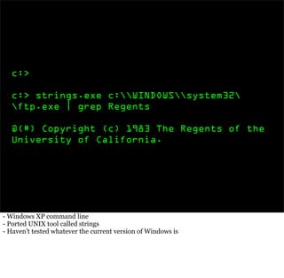 Go Open 08: FLOSS What And Why