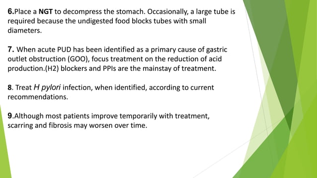 Gooss Gastric Outlet Obstruction (GOO) | PPTX | Digestive Disorders ...