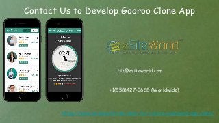 Contact Us to Develop Gooroo Clone App
biz@esiteworld.com
+1(858)427-0668 (Worldwide)
https://www.esiteworld.com/uber-for-tutors-ondemand-app-clone/
 