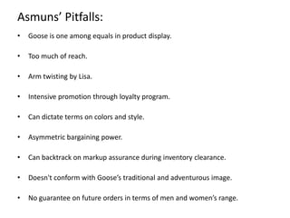 canada goose ipo presentation