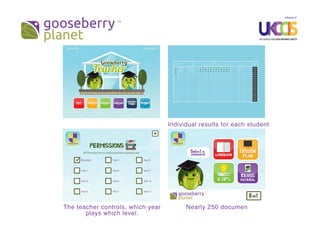 Individual results for each student
The teacher controls, which year
plays which level.
Nearly 250 documen
Verify
User
Username Student
Name
Scenarios
1 2 3 4 5 6 7 8 9 10 11 12
Pre RFQ
(coming soon)
Post
RFQ
Result %
(coming soon)
Delete
User
wright321 27
16
12
32
28
25
smithj31
hudsonn77
Steve Wright
John Smith
Nina Hudson
Delete
Delete
Delete
Delete
Delete
Delete
Delete
Delete
Delete
Delete
Delete
Delete
Delete
Delete
Delete
Delete
Delete
Delete
 